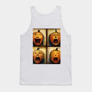 Halloween Screaming Pumpkins Tank Top